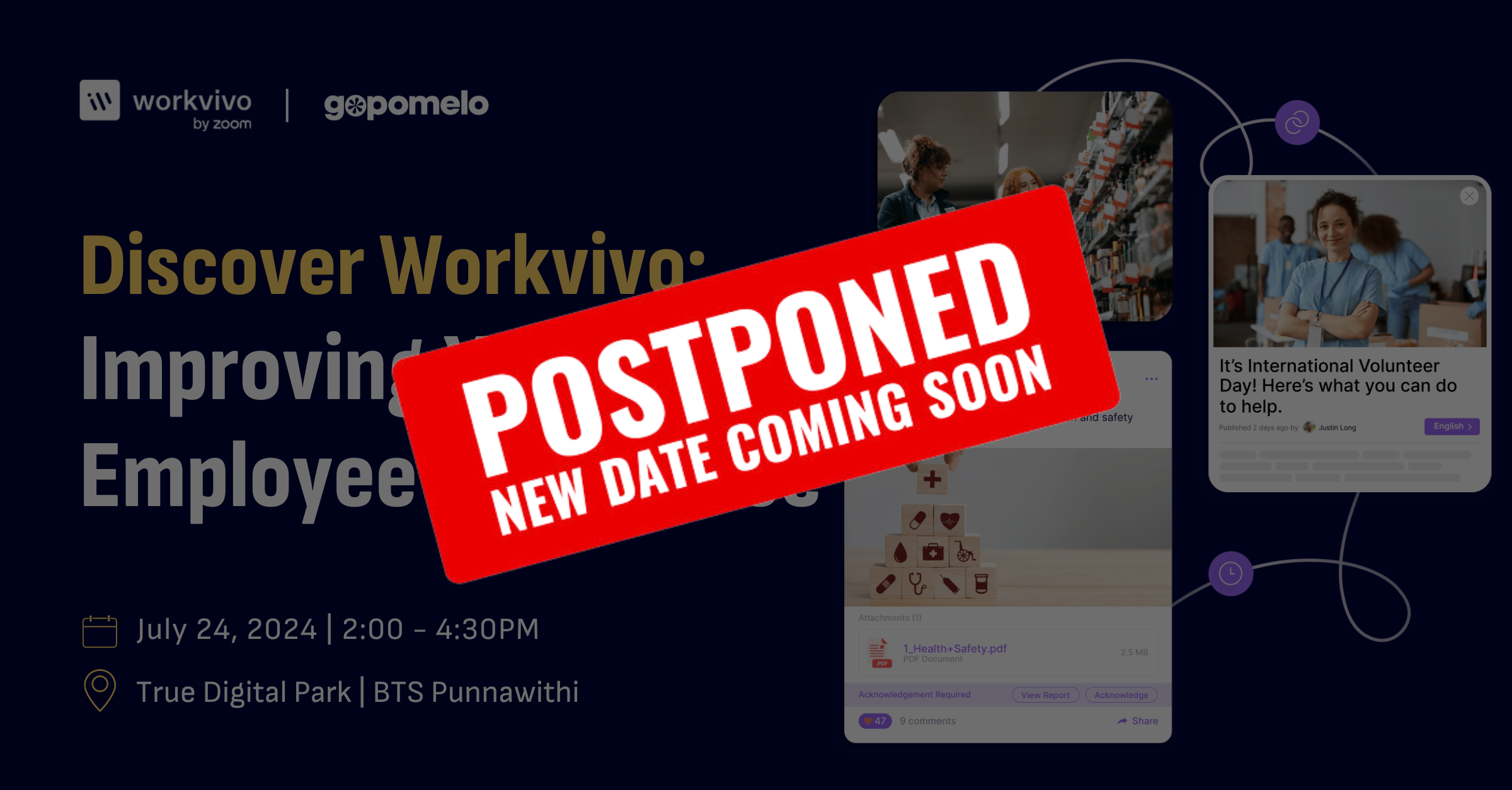 [Postponed] Discover Workvivo: Improving Your Employee Experience